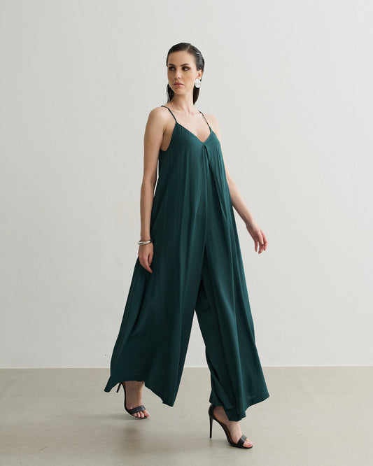 MACACAO REGATA FLUÍDO TEAL (VERDE)