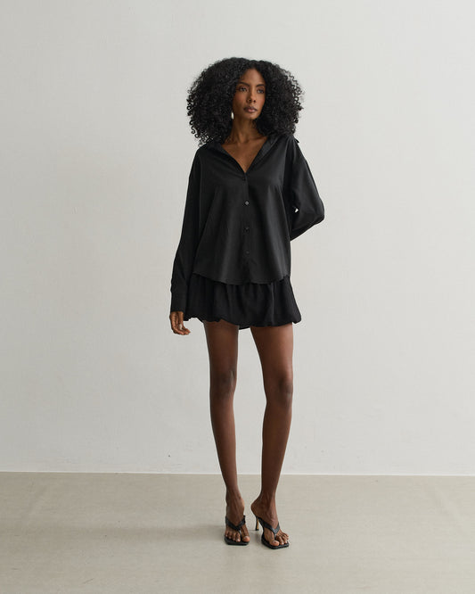 CAMISA PALA COSTAS PRETO