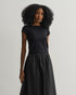 BLUSA DECOTE CANOA PRETO