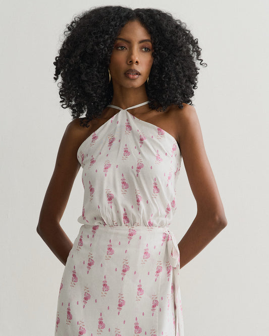 VESTIDO CURTO ENVELOPE OFF WHITE