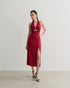 VESTIDO FRENTE U COM AVIAMENTO BUSTO OXBLOOND (VINHO)