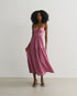 VESTIDO MIDI COM RECORTES VAZADOS JAZZ (ROSA)