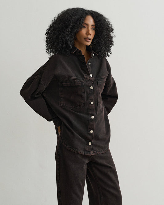 CAMISA DE SARJA ESTONADA DOURADO