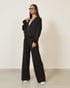 Conjunto Moletom Nervura Capuz PRETO