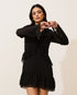 Vestido Curto Babado Jabour PRETO