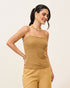 Regata Tricot Rendada OCRE