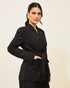 Blazer Estruturado com Bolsos Portinari PRETO
