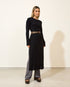 Blusa Longa com Fenda Lateral PRETA