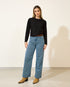 Blusa Tricot Manga Longa PRETO