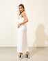 Vestido Longo Tricot Off WHITE