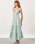Vestido Beatrice Decote V Recortes VERDE