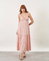 Vestido Beatrice Decote V Recortes ROSA