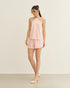 SHORTS CURTO COM ELÁSTICO NO CÓS ROSA