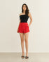 SHORTS CURTO VERMELHO
