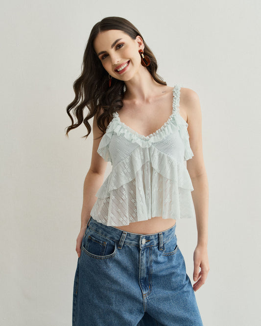 CALÇA AMPLA JEANS