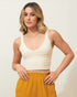 Top Tricot Vermelho WHITE