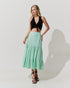 Saia Midi Linho VERDE