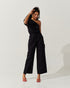 Calça Pantalona com Bolsos PRETO