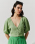 Blusa Manga Recortes VERDE