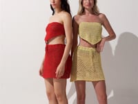 Saia Crochê AMARELO